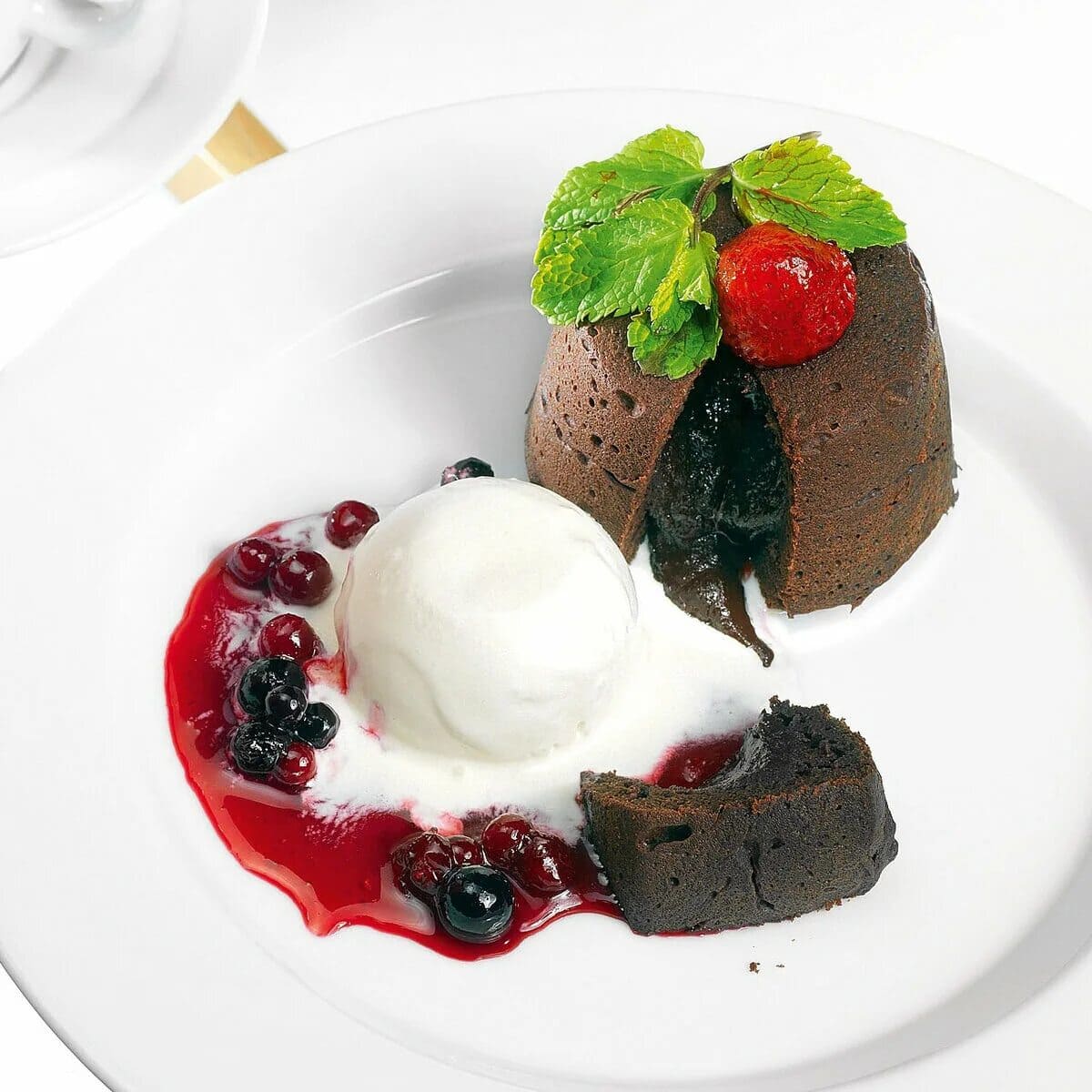 Deser: Czekoladowe Fondant