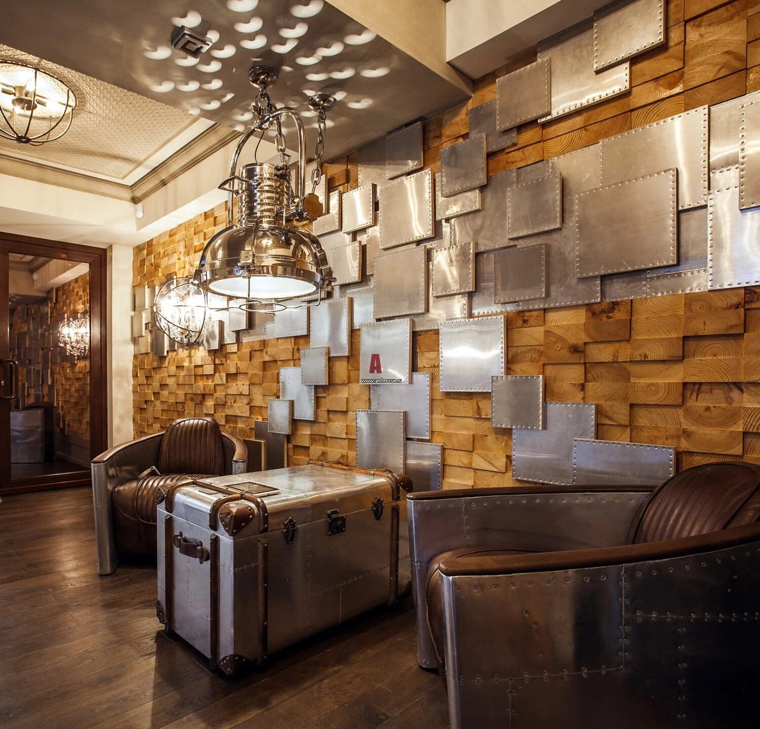 Detal dekoracyjny w restauracji